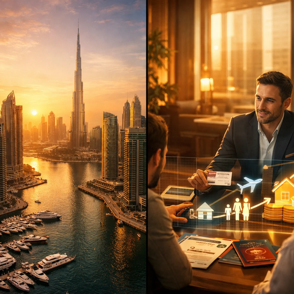 راهنمای کامل سرمایه‌گذاری در املاک دبی؛ از خرید تا اقامت دائم